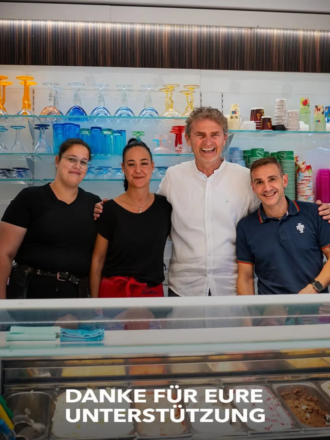 Vielen Dank für eure Unterstützung! ❤️🍦Lingen (Ems) ist auch beim Eis weit vorne 🍧 Heute durfte ich beim Eiscafé San M