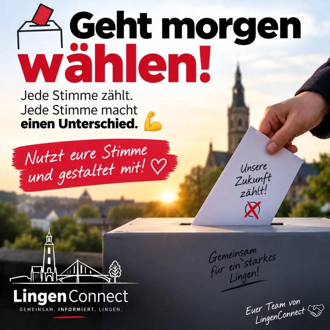 🗳️ Geht morgen wählen!Jede Stimme zählt. Jede Stimme macht einen Unterschied. 💪Nutzt eure Stimme und gestaltet mit! ❤️